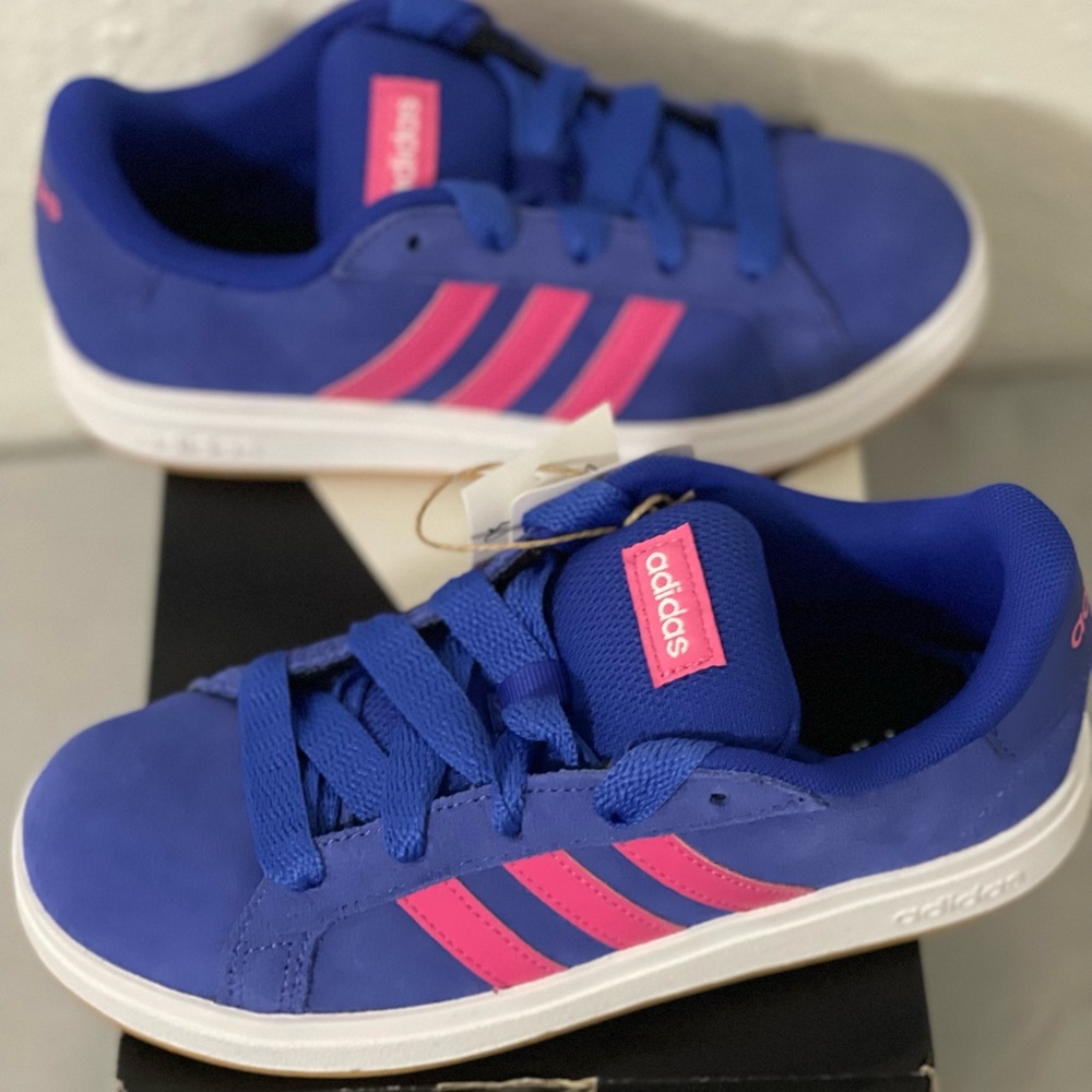 🚨SOLD🚨 Adidas Kids' Grand Court Y2K Size 1 New in Box - Picture 3 of 6